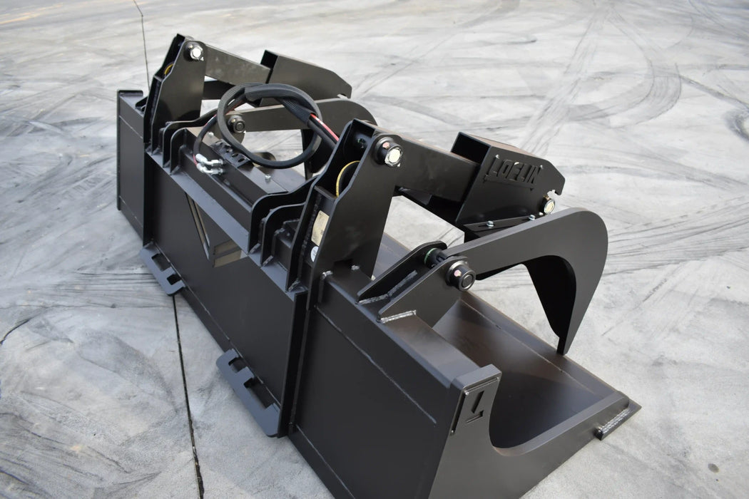 Skid Steer Grapple Bucket (XHD) - Loflin Fabrication