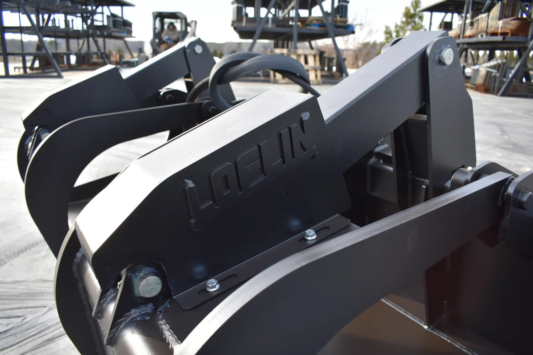 XHD Skid Steer Rock Grapple Bucket - Loflin Fabrication
