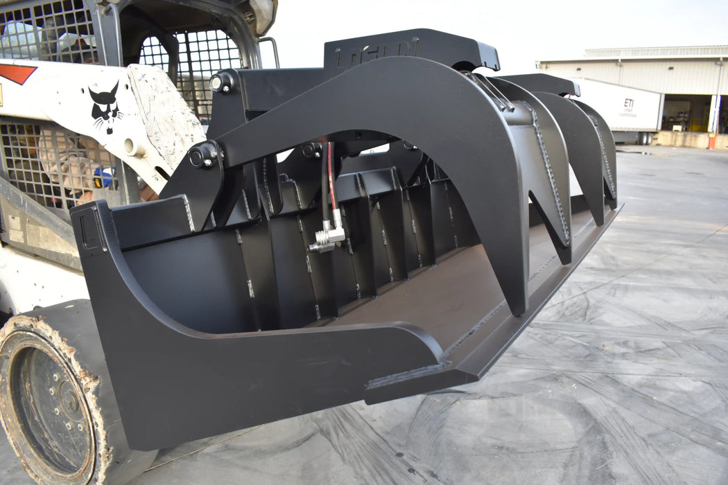 Skid Steer Grapple Bucket (XHD) - Loflin Fabrication