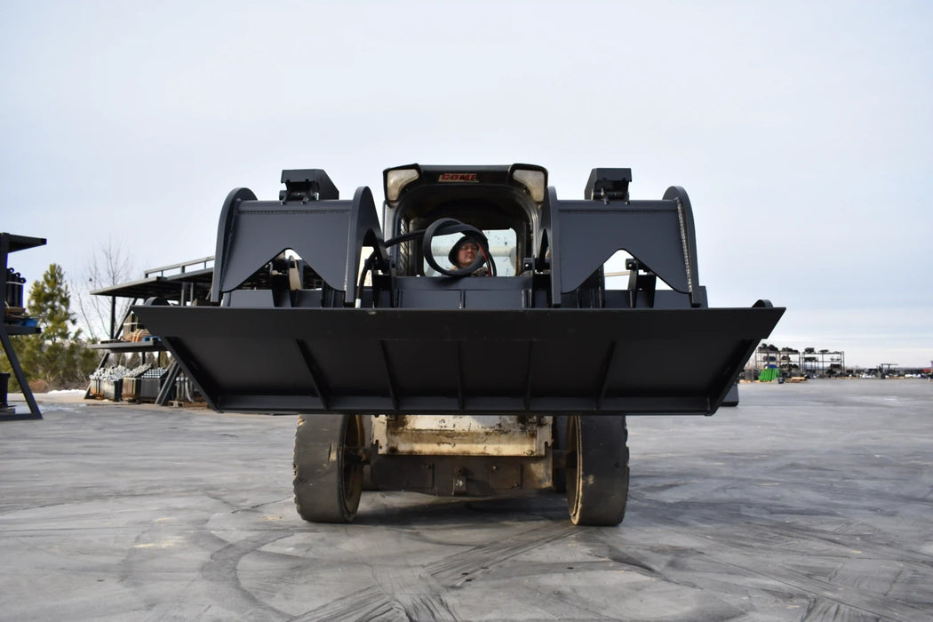 XHD Skid Steer Rock Grapple Bucket - Loflin Fabrication