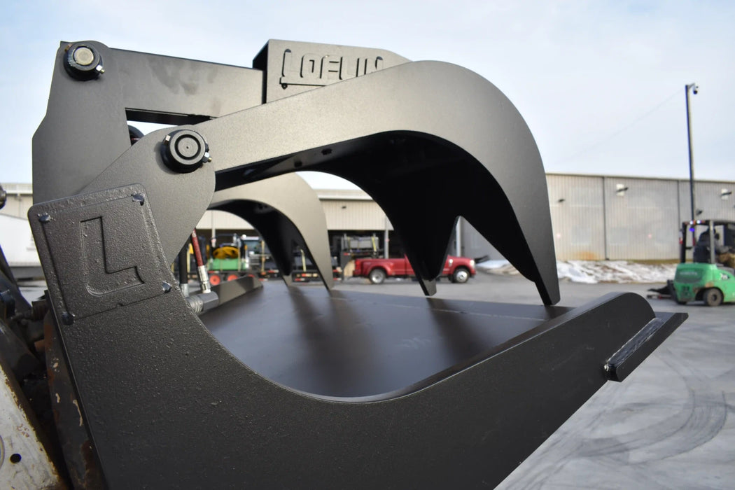 Skid Steer Grapple Bucket (XHD) - Loflin Fabrication