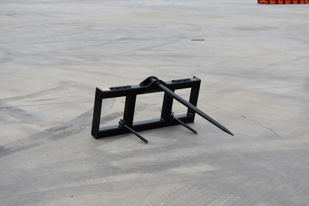 Skid Steer Hay Spear - Loflin Fabrication