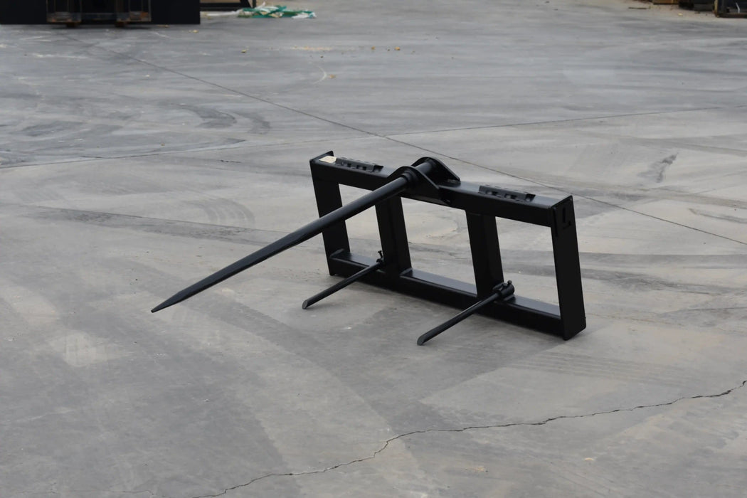 Skid Steer Hay Spear - Loflin Fabrication
