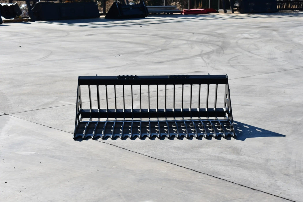 Skid Steer Rock Bucket - Loflin Fabrication