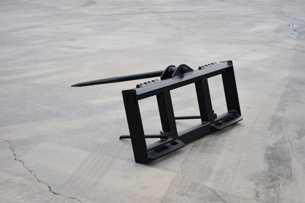 Skid Steer Hay Spear - Loflin Fabrication