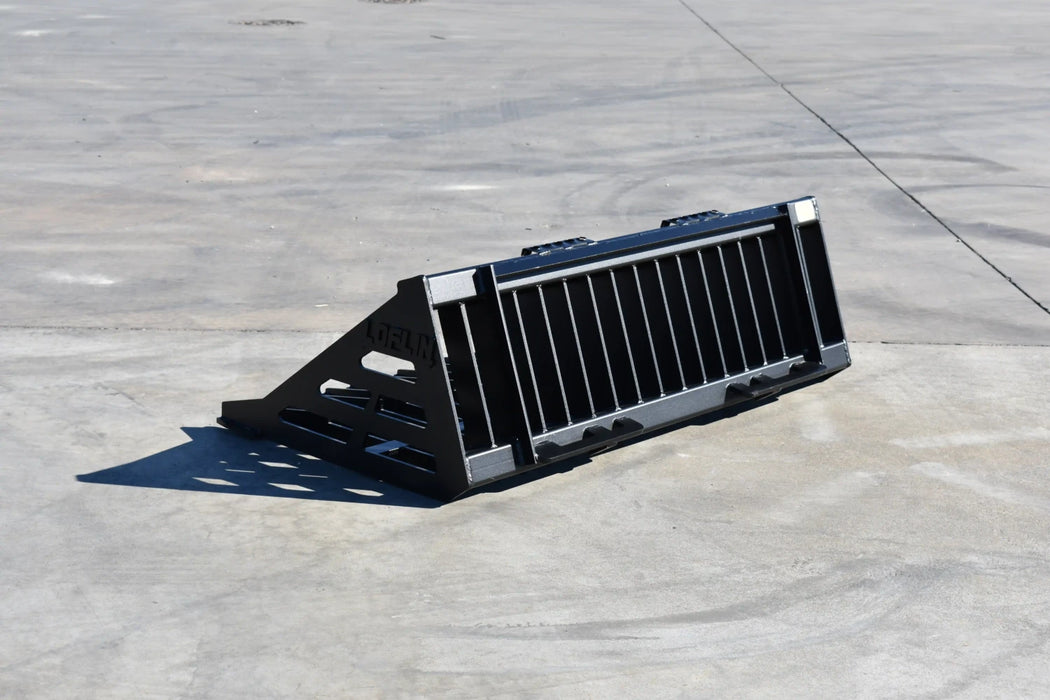 Skid Steer Rock Bucket - Loflin Fabrication