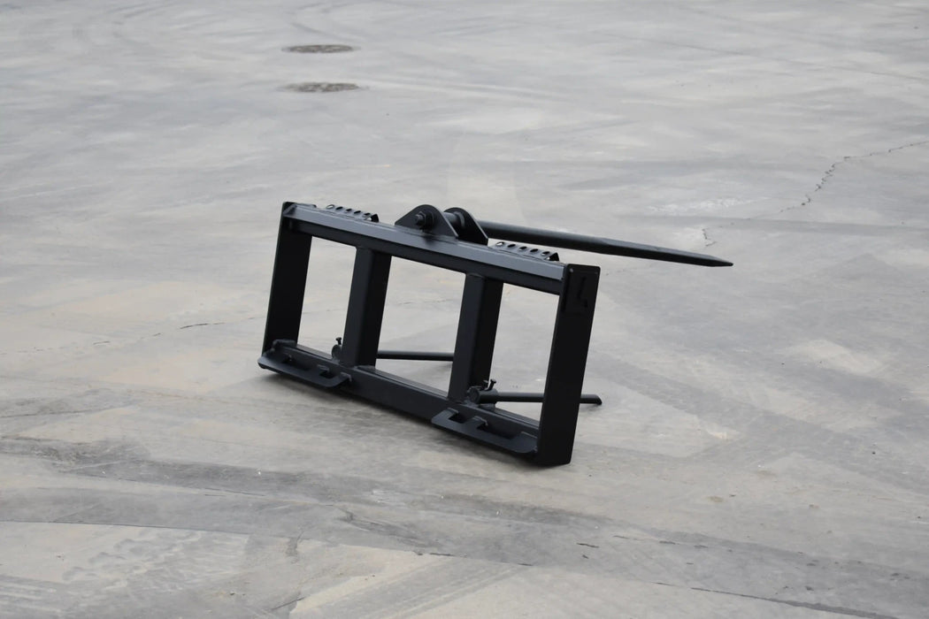 Skid Steer Hay Spear - Loflin Fabrication