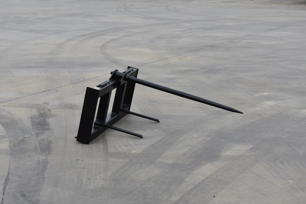 Skid Steer Hay Spear - Loflin Fabrication
