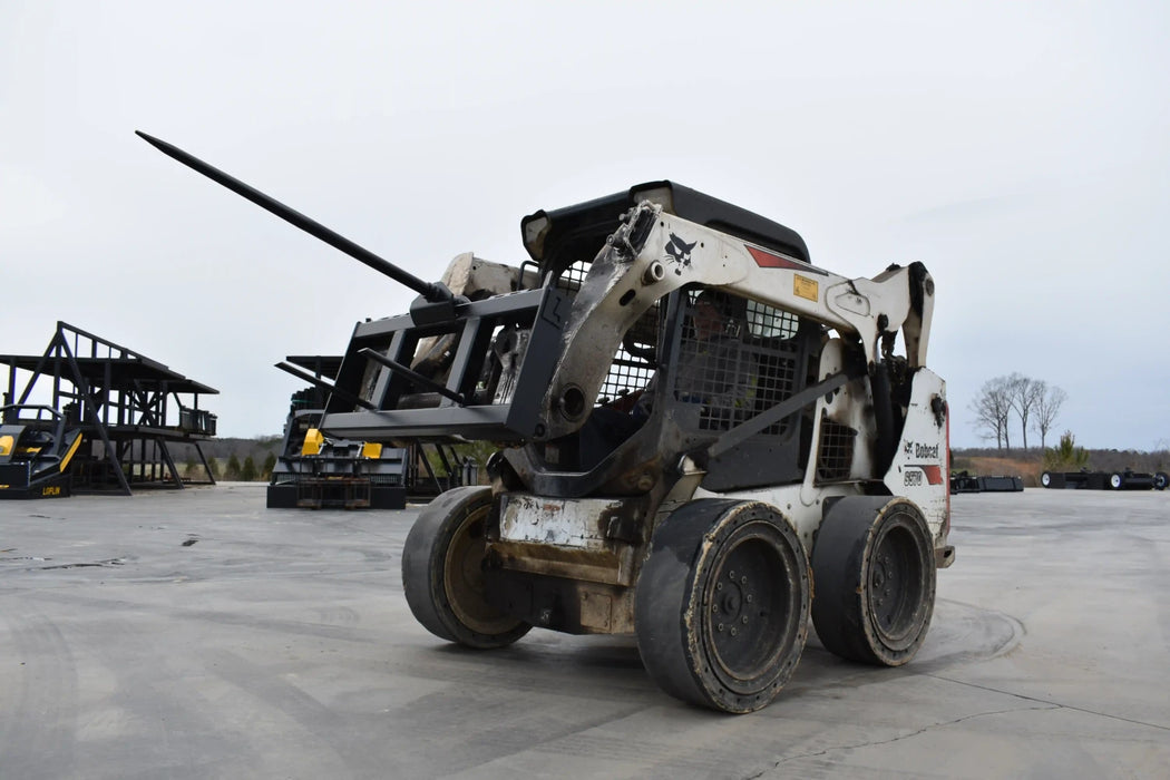 Skid Steer Hay Spear - Loflin Fabrication