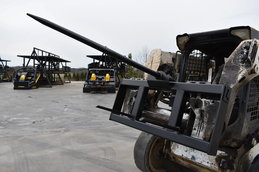 Skid Steer Hay Spear - Loflin Fabrication