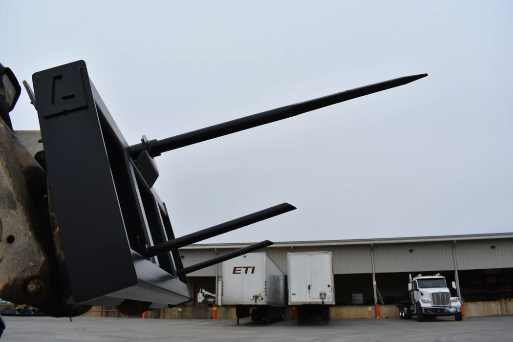 Skid Steer Hay Spear - Loflin Fabrication