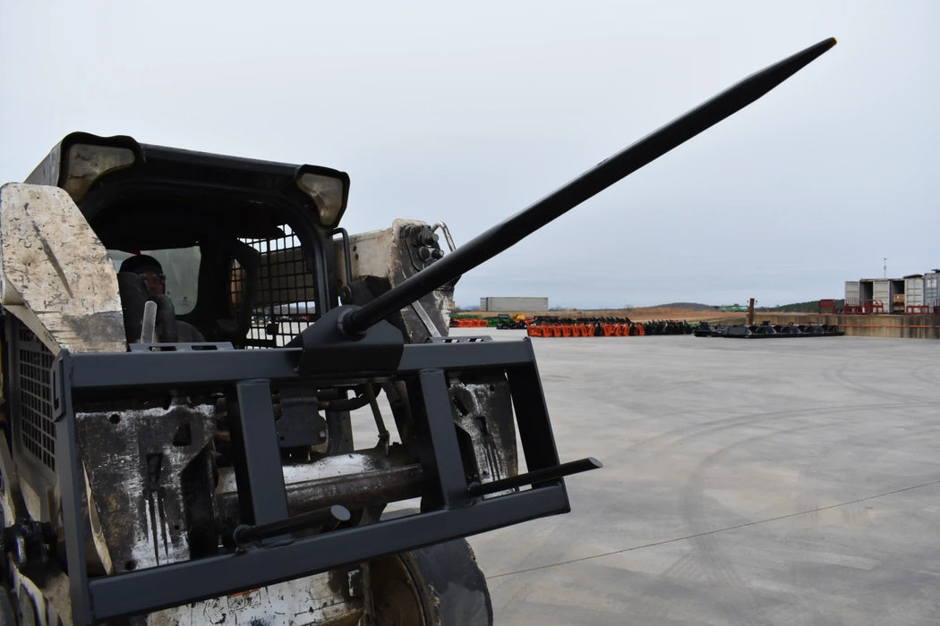Skid Steer Hay Spear - Loflin Fabrication