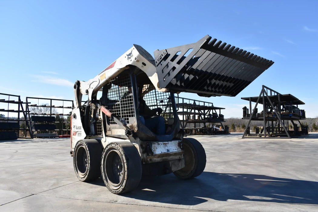 Skid Steer Rock Bucket - Loflin Fabrication