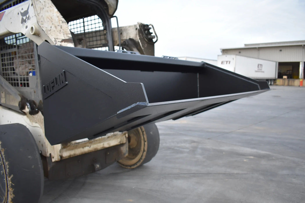 Skid Steer Low Profile Bucket - Loflin Fabrication