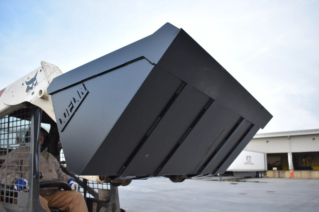 Skid Steer Low Profile Bucket - Loflin Fabrication
