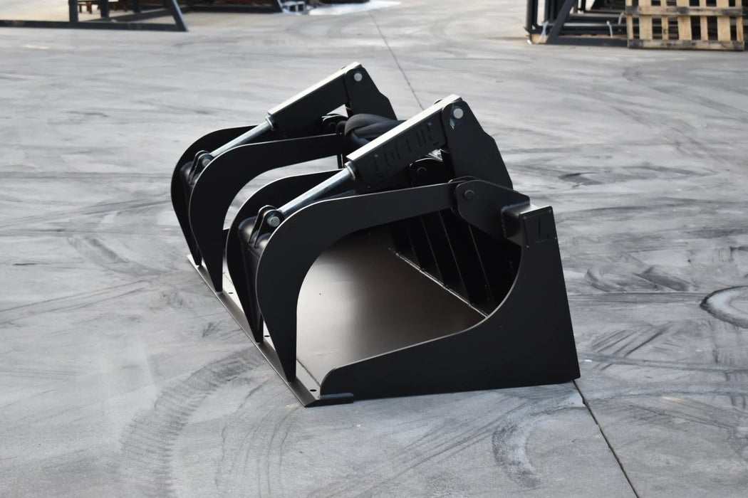 Skid Steer Brush & Debris Grapple Bucket (Standard Duty) - Loflin Fabrication