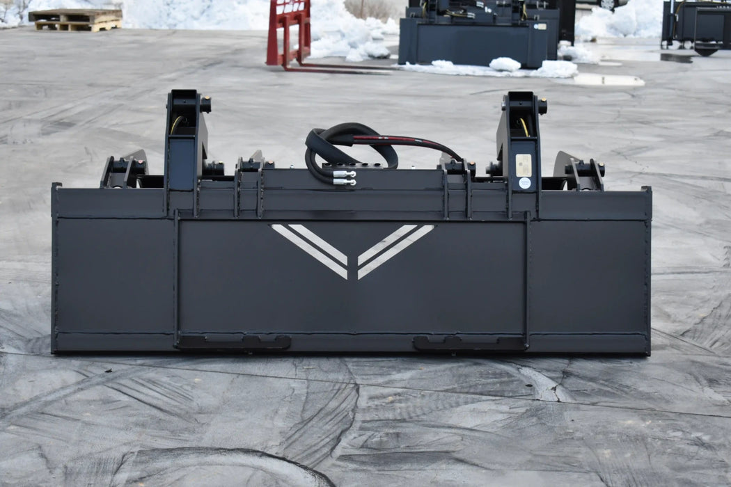 Skid Steer Brush & Debris Grapple Bucket (Standard Duty) - Loflin Fabrication