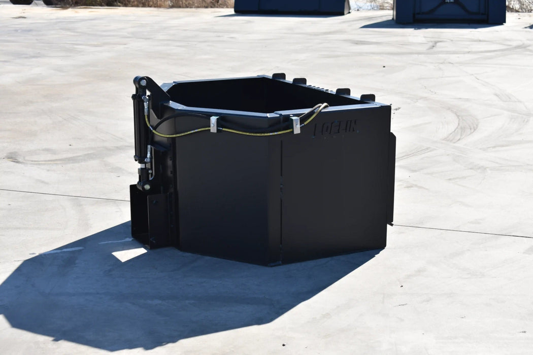 Skid Steer Hydraulic Concrete Bucket - Loflin Fabrication