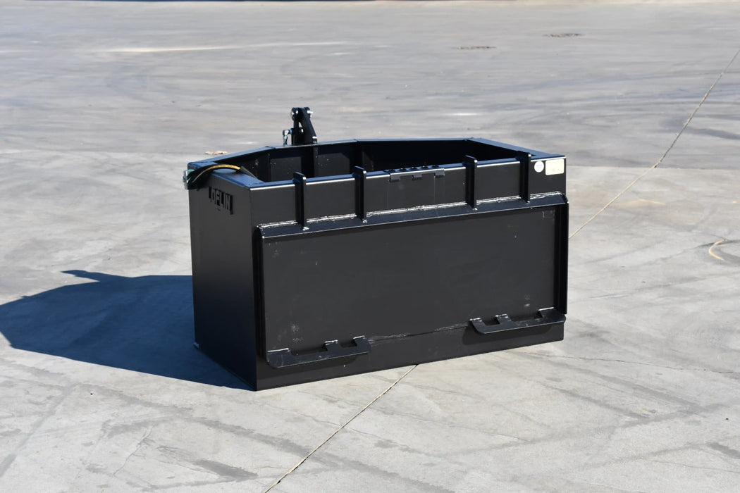 Skid Steer Hydraulic Concrete Bucket - Loflin Fabrication