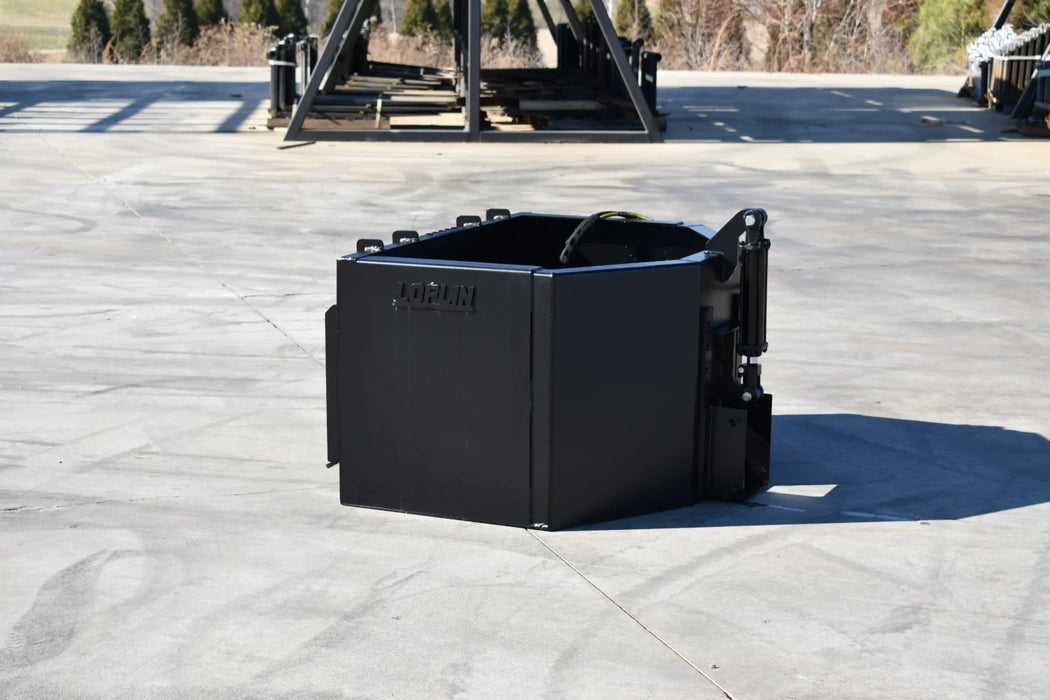 Skid Steer Hydraulic Concrete Bucket - Loflin Fabrication