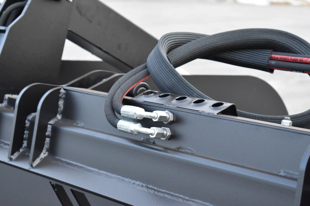 Skid Steer Brush & Debris Grapple Bucket (Standard Duty) - Loflin Fabrication