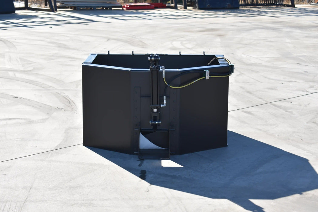 Skid Steer Hydraulic Concrete Bucket - Loflin Fabrication