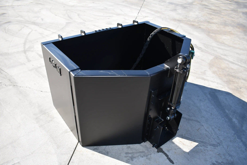 Skid Steer Hydraulic Concrete Bucket - Loflin Fabrication