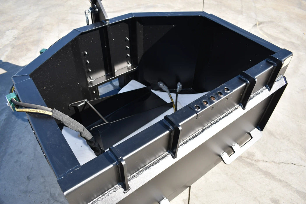 Skid Steer Hydraulic Concrete Bucket - Loflin Fabrication