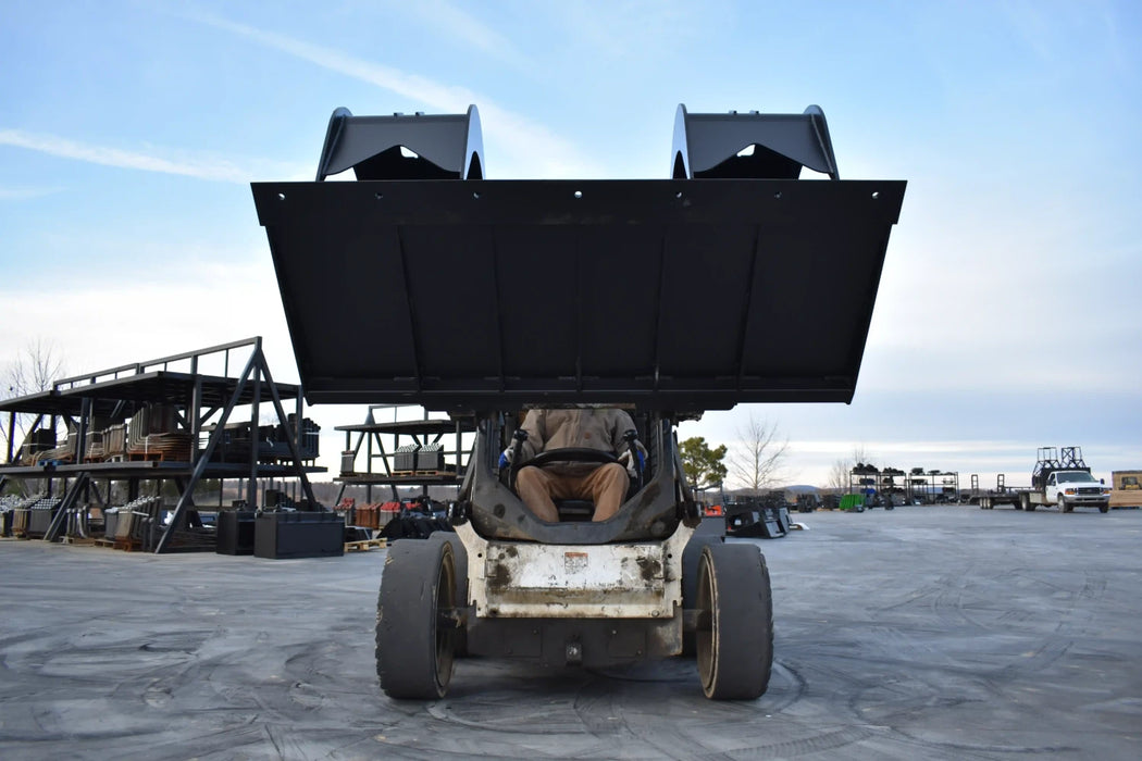Skid Steer Brush & Debris Grapple Bucket (Standard Duty) - Loflin Fabrication