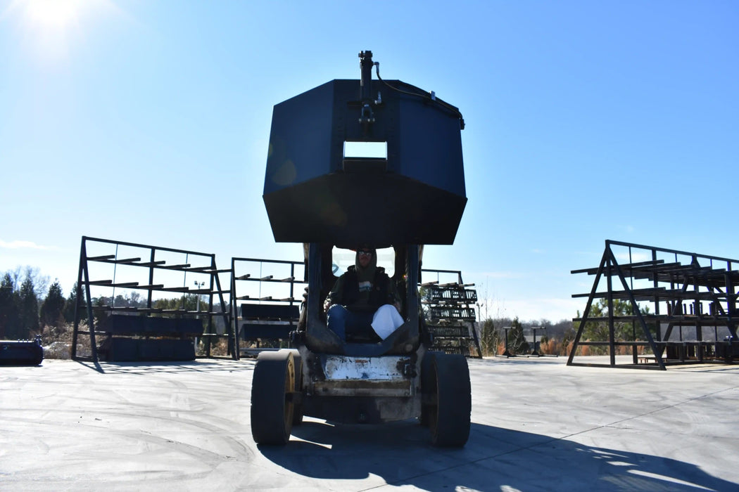 Skid Steer Hydraulic Concrete Bucket - Loflin Fabrication