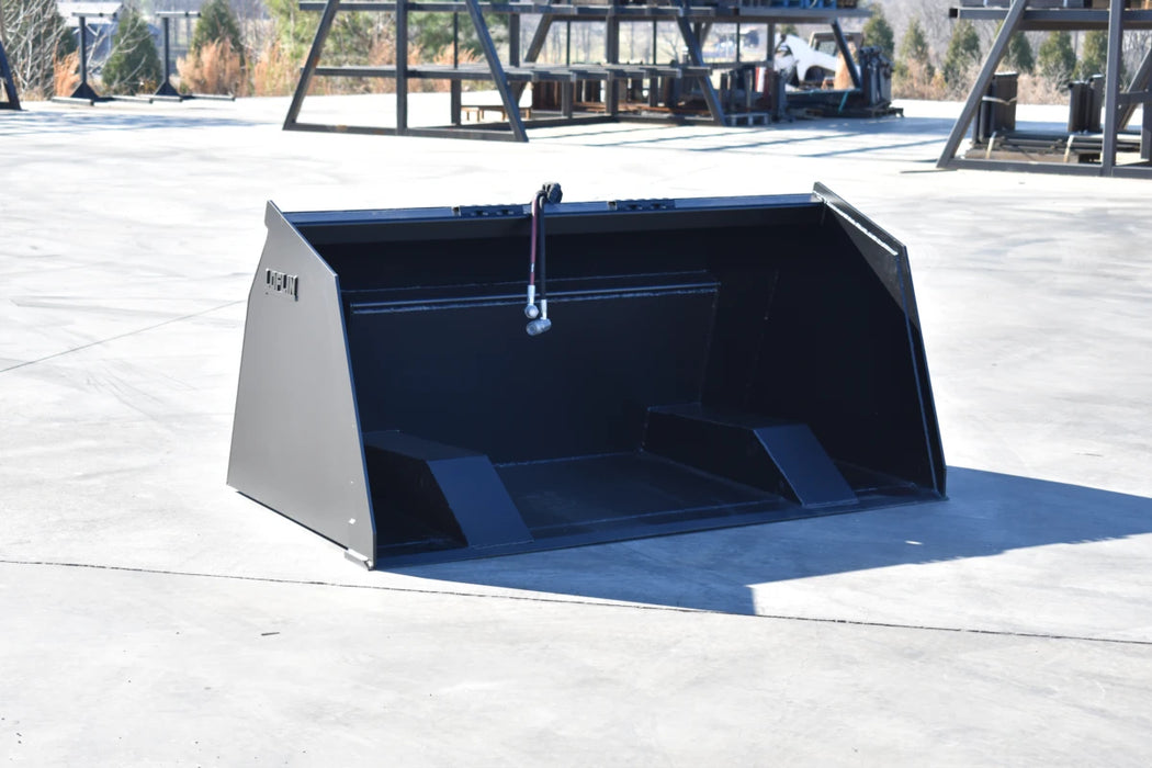 Skid Steer High-Tip Front Dump Bucket - Loflin Fabrication