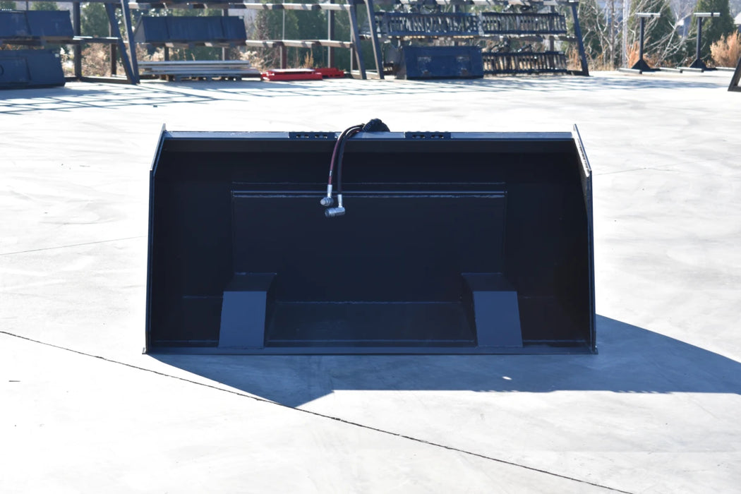 Skid Steer High-Tip Front Dump Bucket - Loflin Fabrication