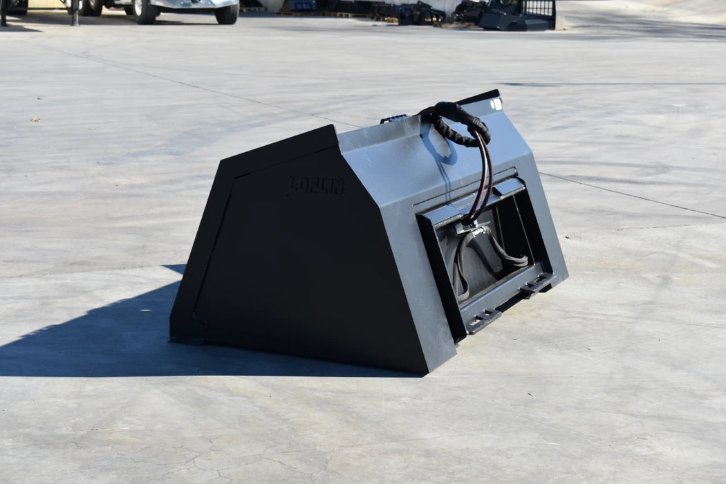 Skid Steer High-Tip Front Dump Bucket - Loflin Fabrication