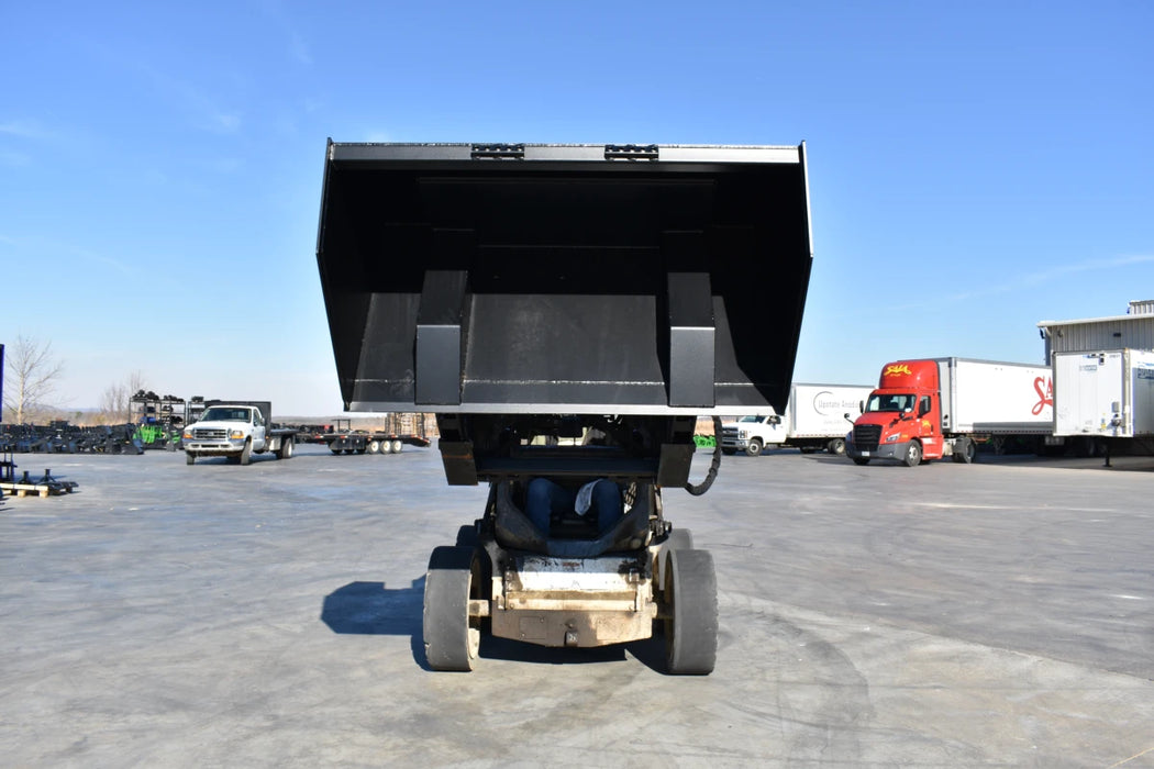 Skid Steer High-Tip Front Dump Bucket - Loflin Fabrication