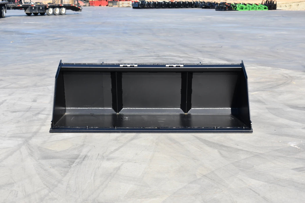 Skid Steer Snow & Litter Bucket - Loflin Fabrication