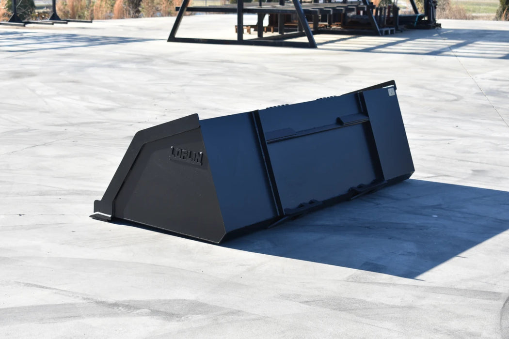 Skid Steer Snow & Litter Bucket - Loflin Fabrication