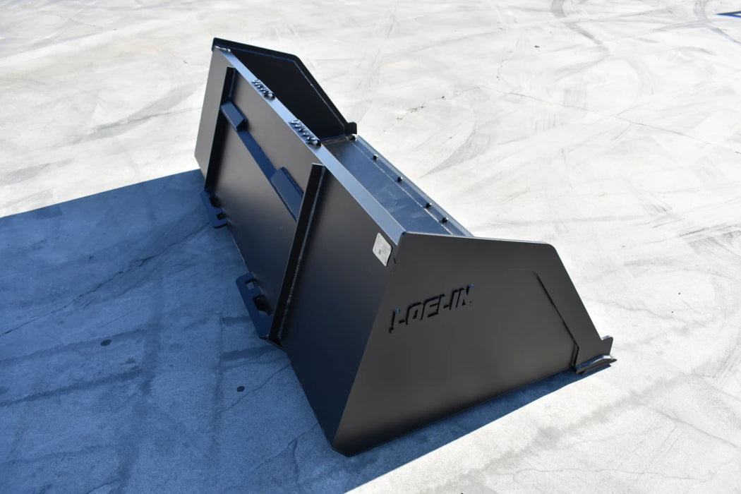 Skid Steer Snow & Litter Bucket - Loflin Fabrication