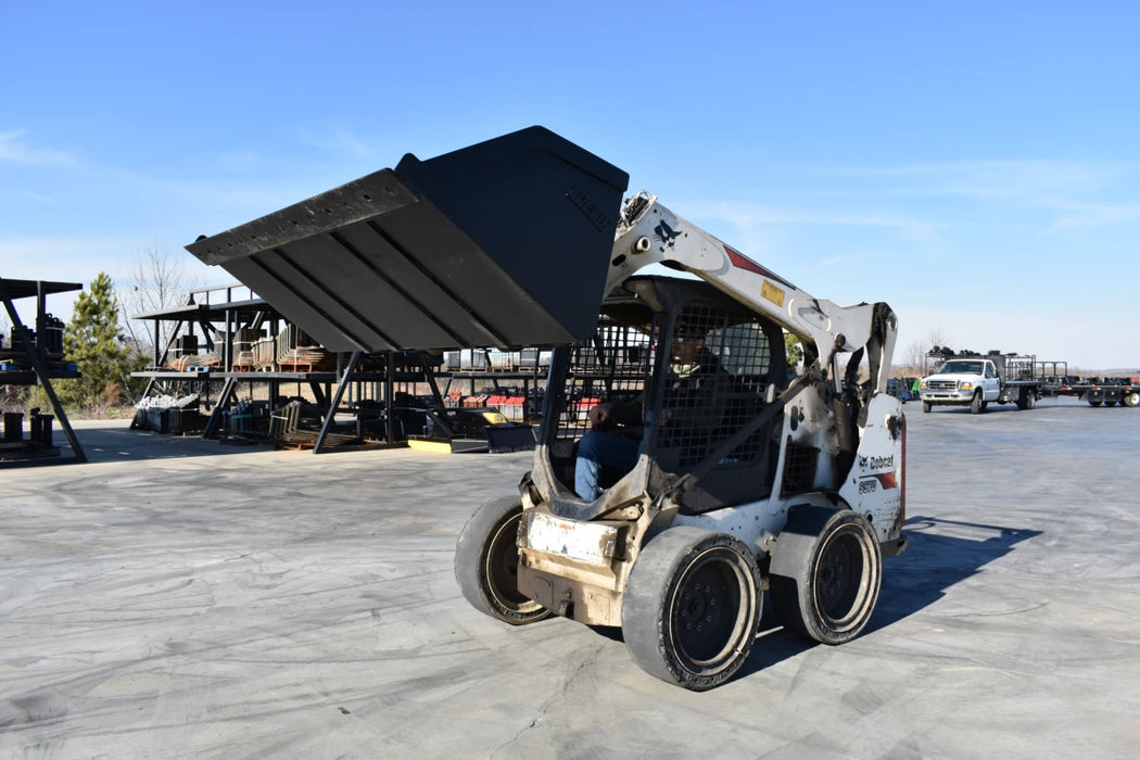 Skid Steer Snow & Litter Bucket - Loflin Fabrication