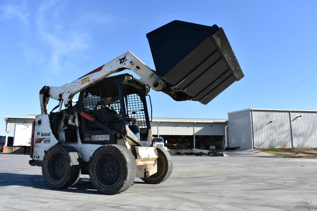Skid Steer Snow & Litter Bucket - Loflin Fabrication