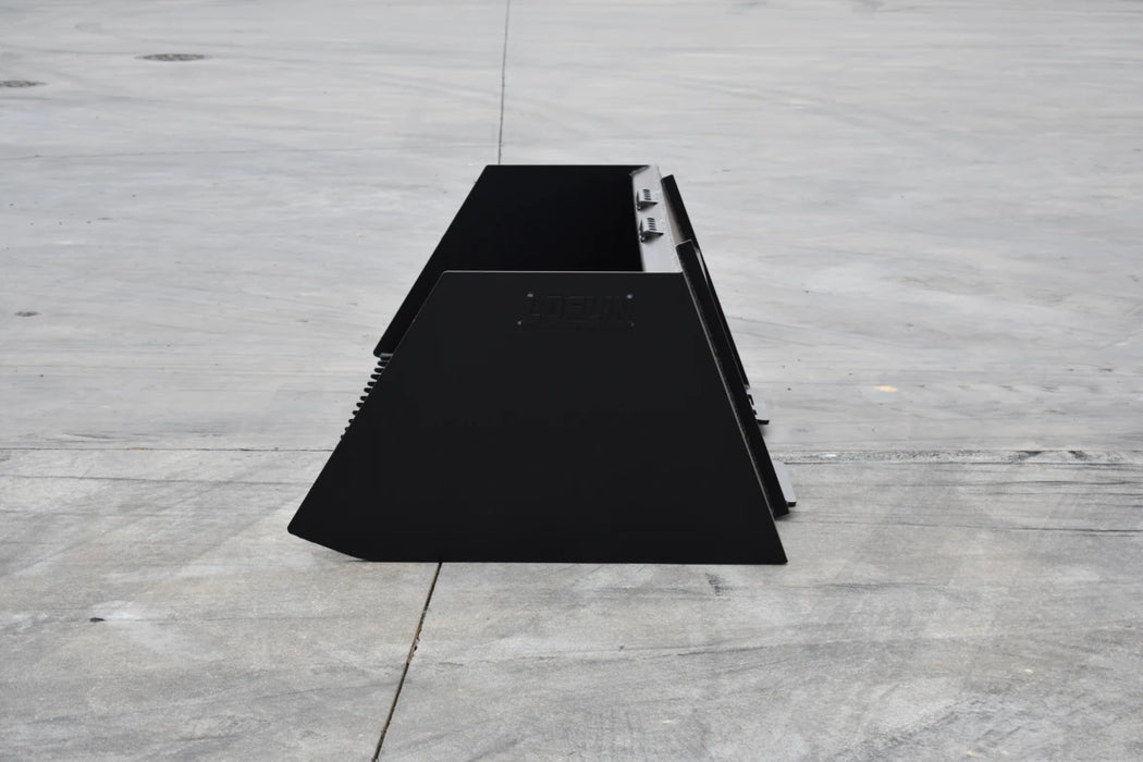 72" Skid Steer Manure Cake Bucket - Loflin Fabrication