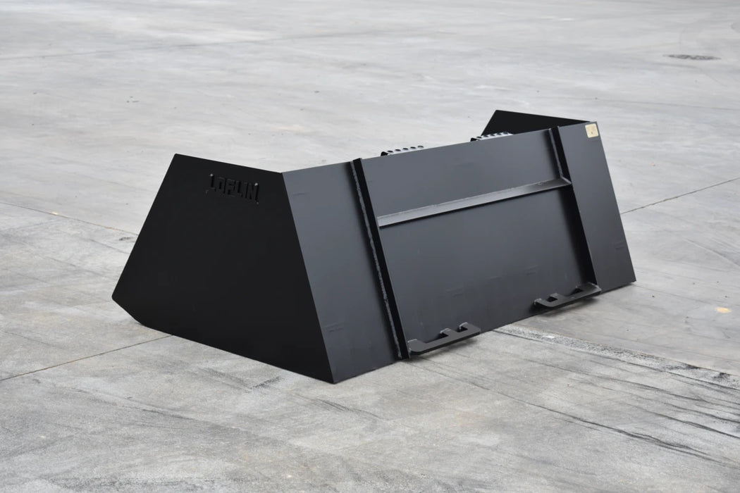 72" Skid Steer Manure Cake Bucket - Loflin Fabrication