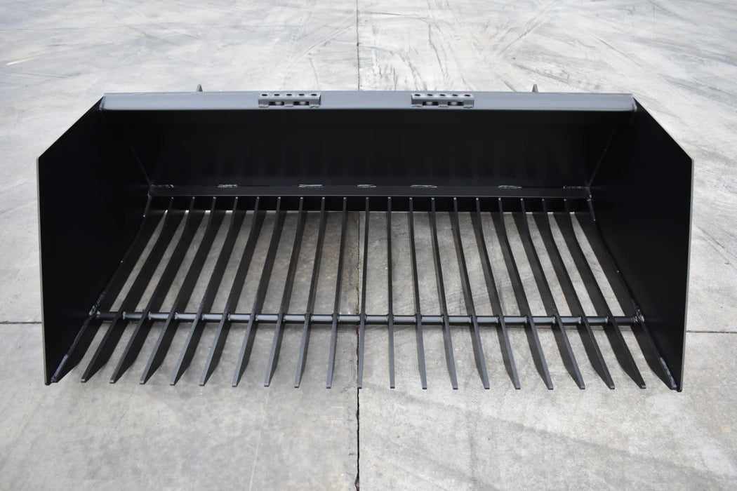 72" Skid Steer Manure Cake Bucket - Loflin Fabrication