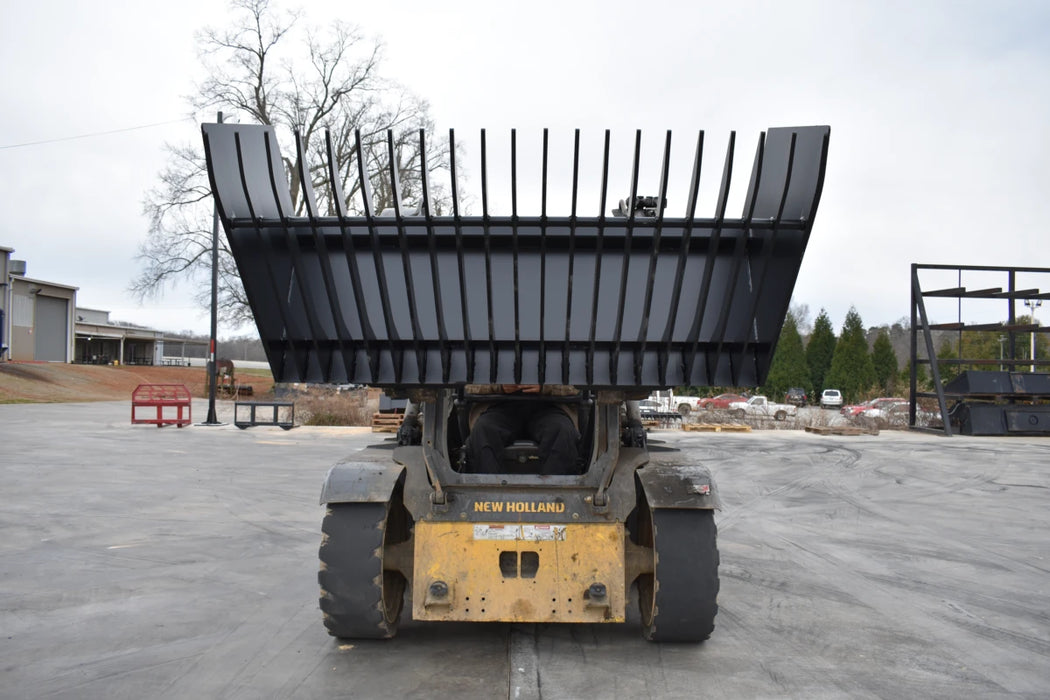 72" Skid Steer Manure Cake Bucket - Loflin Fabrication