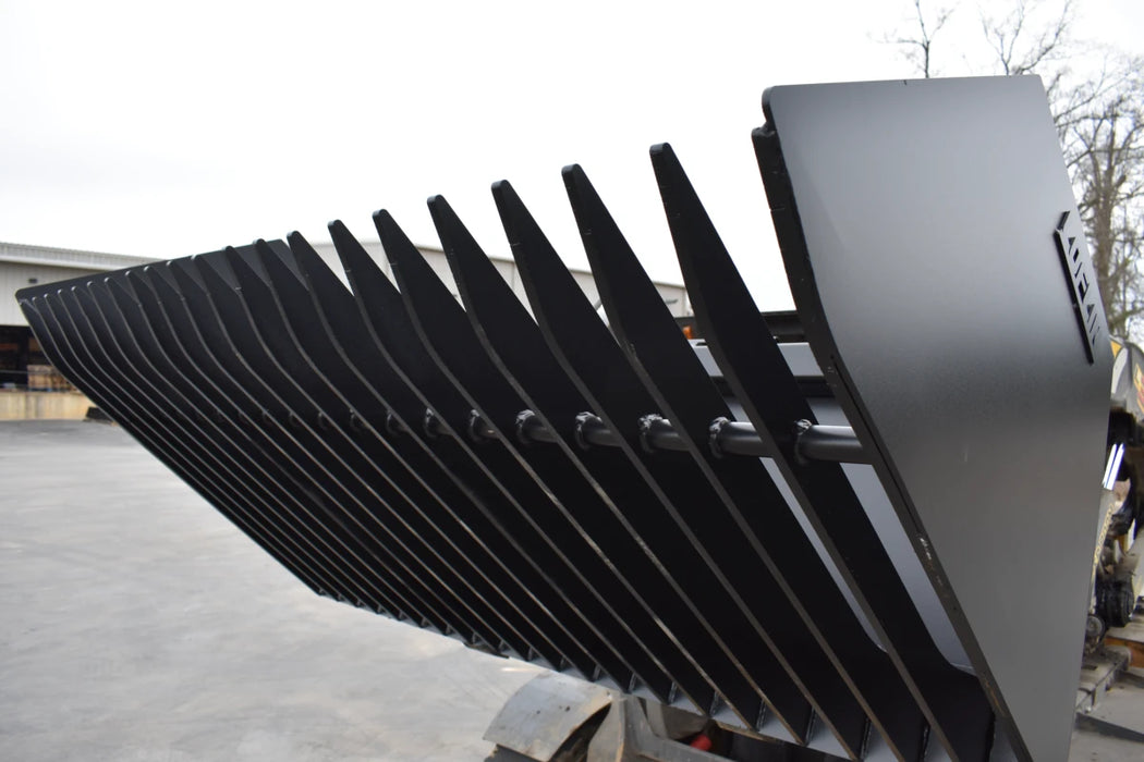 72" Skid Steer Manure Cake Bucket - Loflin Fabrication