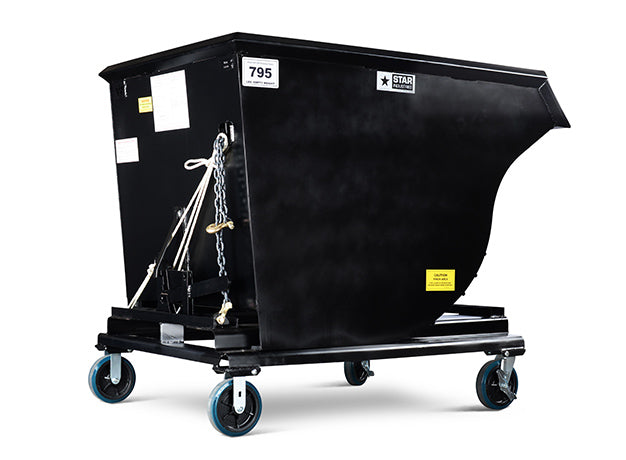 Star Industries Heavy-Duty Self-Dumping Forklift Hopper