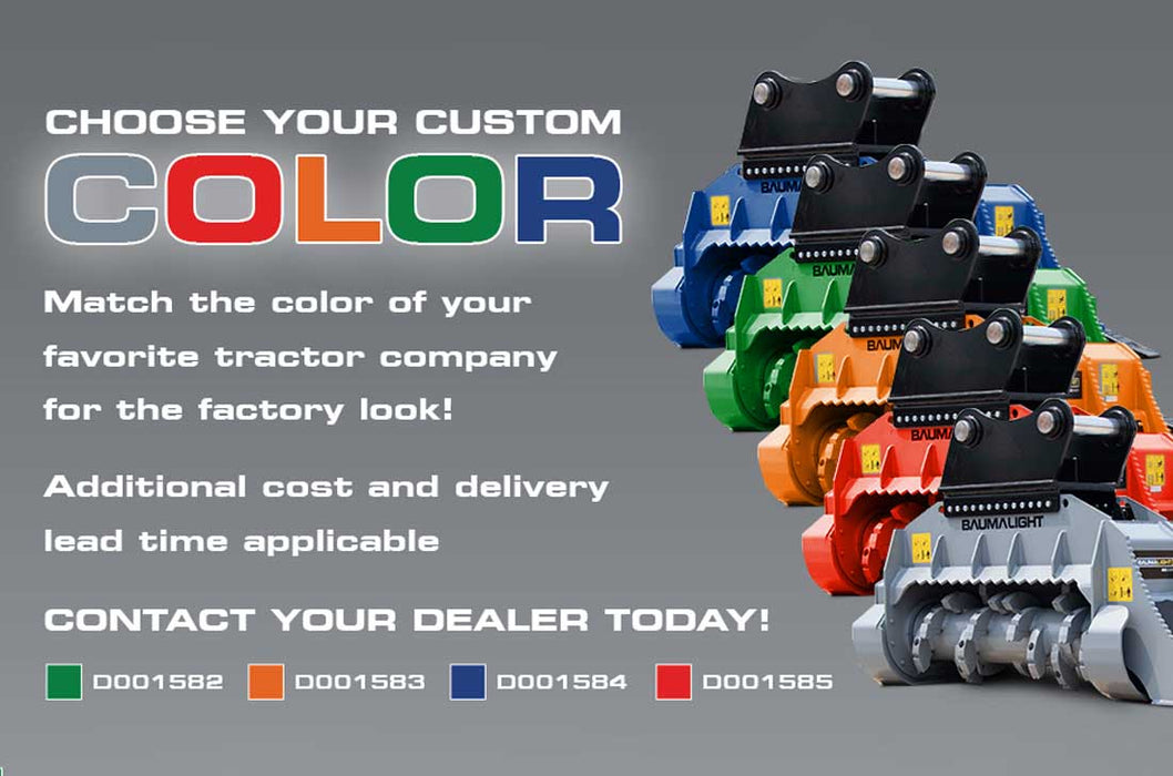 Baumalight MX230 Flail Mower For Mini Excavators