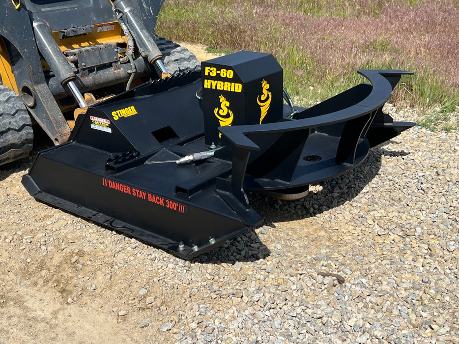 Stinger Attachments Skid Steer Twister F3 Hybrid Brush Cutter (TF3H)