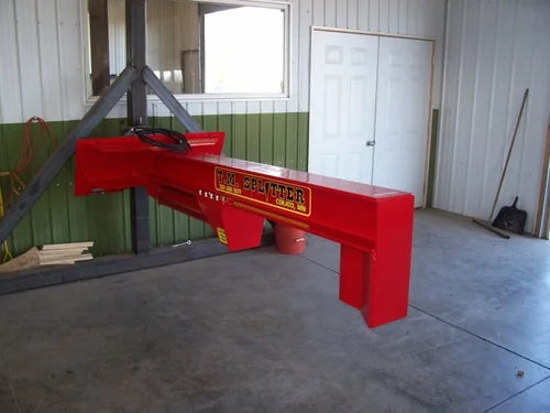 Skid Steer Hydraulic Log Splitter Attachment - TM Manufacturing Heavy Duty