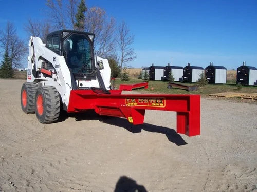 Skid Steer Hydraulic Log Splitter Attachment - TM Manufacturing Heavy Duty
