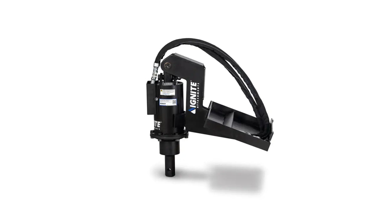 100PH Mini Auger Drive for Mini Skid Steers with 15 GPM - Ignite Attachments